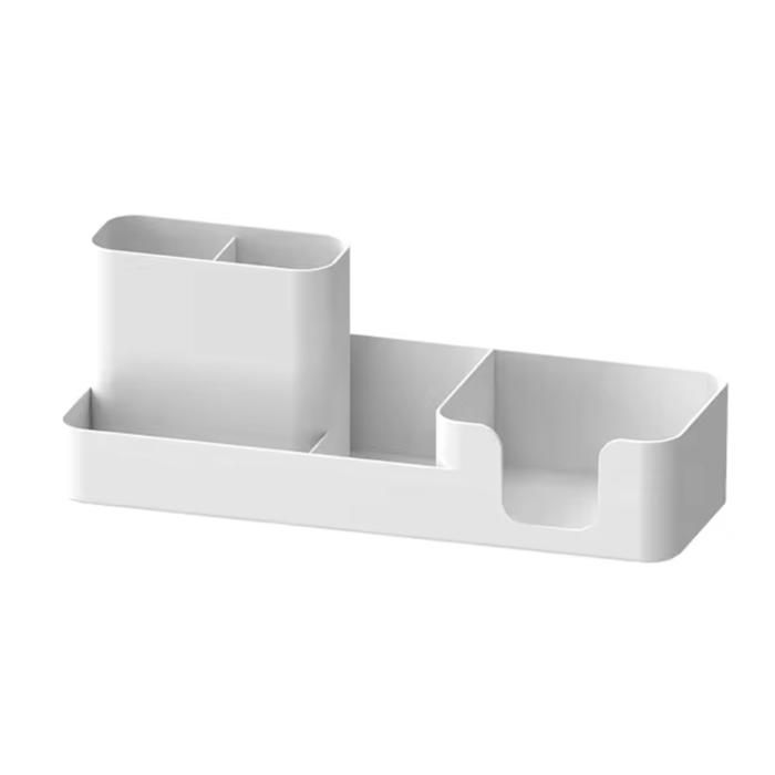 Pen Holder Sticky Note Organiser white