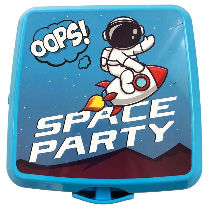 Boite à lunch repas pour enfant, Lunch Box -  motif Espace