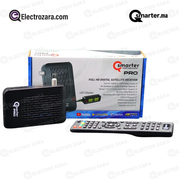 QSMARTER Pro Récepteur Numéro Récepteur DVB-s2 Haute Définition