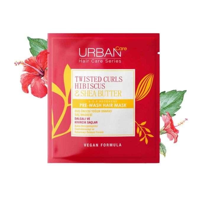 URBAN CARE - TWISTED CURLS HIBISCUS ET BEURRE DE KARITE MASQUE 50 ML