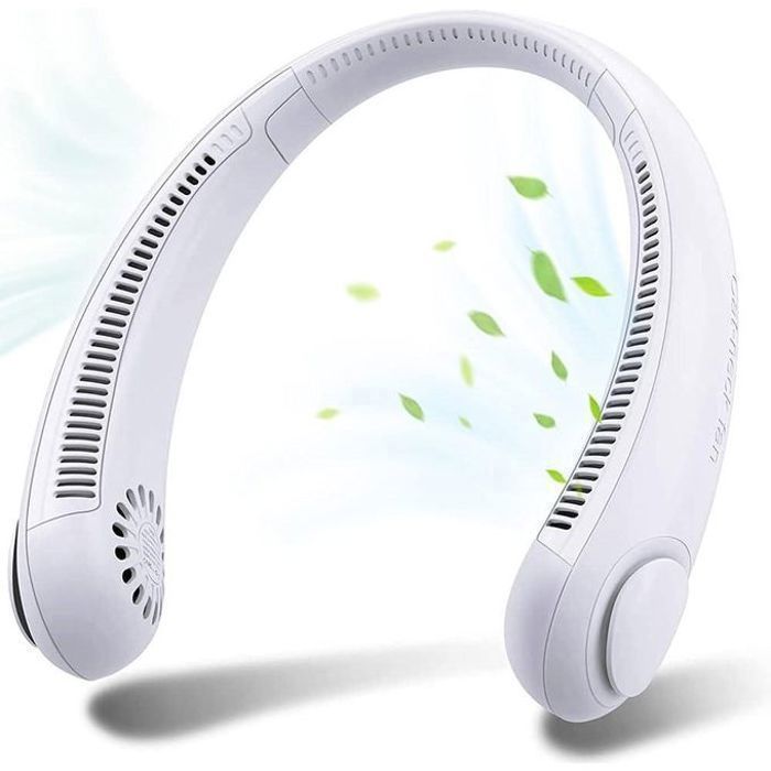 Ventilateur Portable - CITYTEK - MF109340 - Sans Lame - Cou Suspendu - Ultra Silencieux - "couleur aléatoire"
