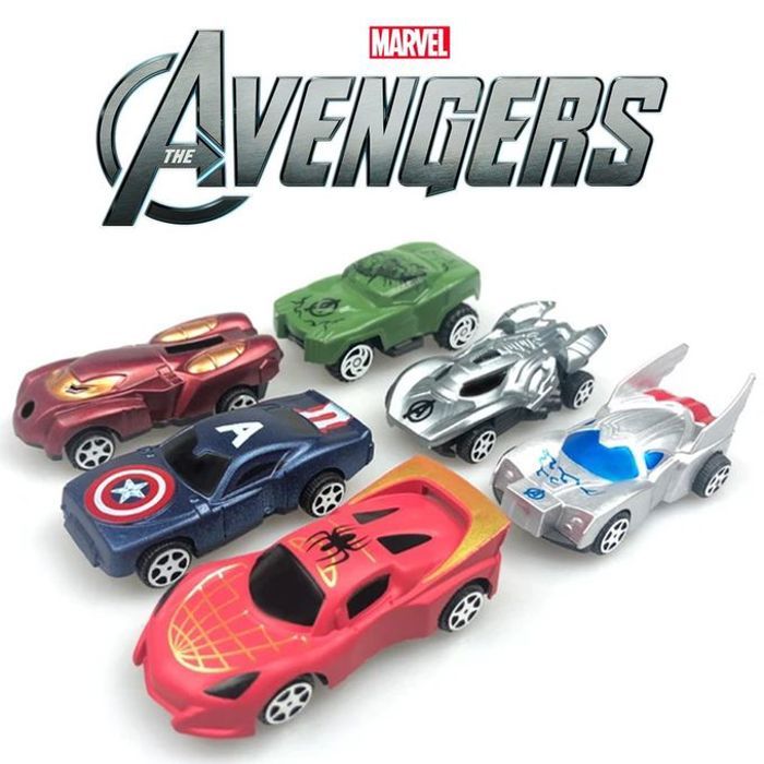 Avengers 10 voitures de jouets pour garçons, Hulk, Ironman, Captain, jouet amusant, cadeau