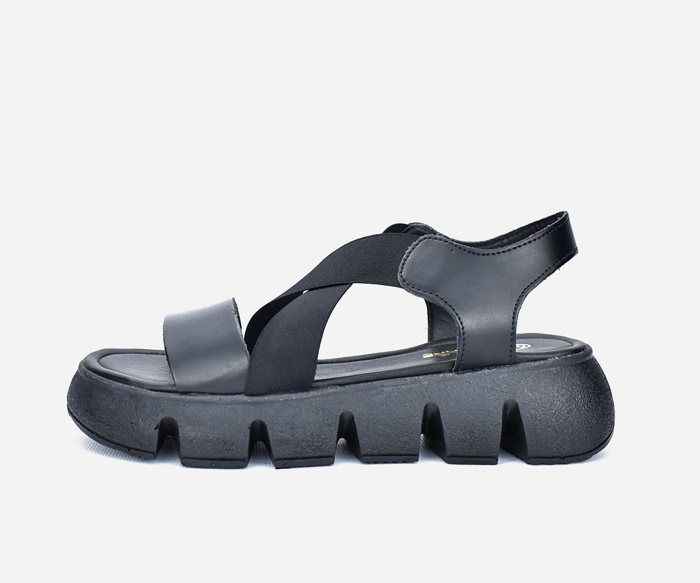Sandale femme - OPIYANE - Noir - Semelles confortables - Adulte - Genre féminin