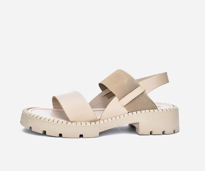 Sandale pour femme beige