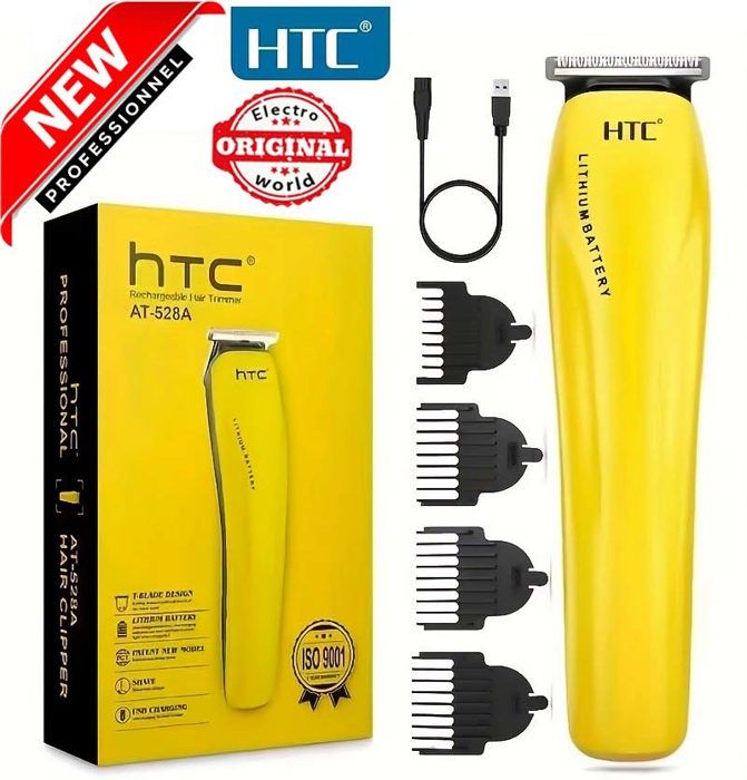 New tondeuse AT-528a Hair clipper Rechargeable avec 4 peignes