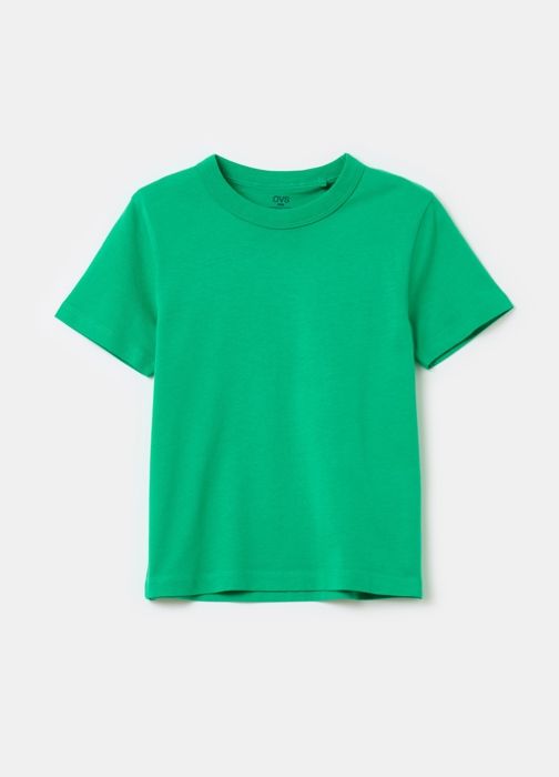 T-shirt - Essentiel - Enfant - Coton biologique - Vert - Manches courtes
