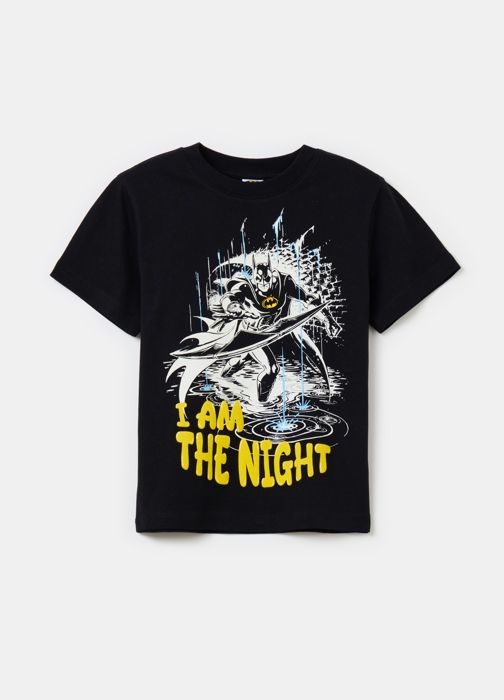 T-shirt - Warner Bros - Batman - 100% Coton - Manches Courtes - Col Arrondi