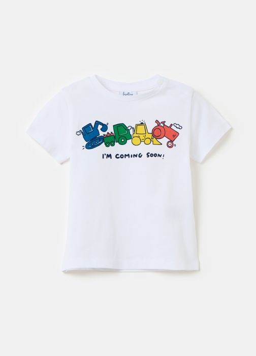 T-shirt - Non spécifié - Imprimé - 100% Coton - Col rond - Manches courtes