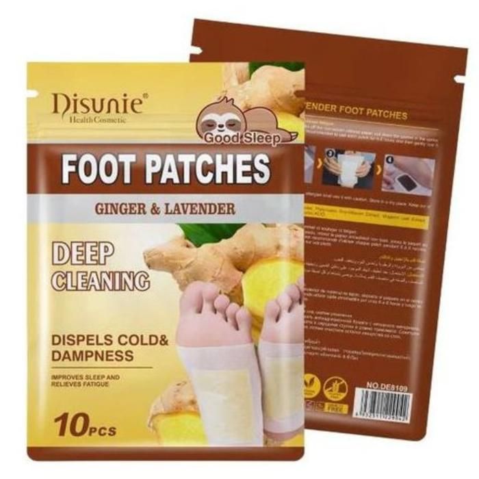 10 pièces détox pieds patchs corps minceur nettoyage base de plantes adhési