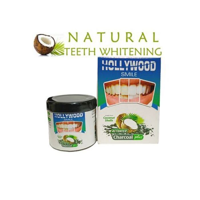 poudre de charbon actif naturel l'huile de COCO et la poudre des perles
