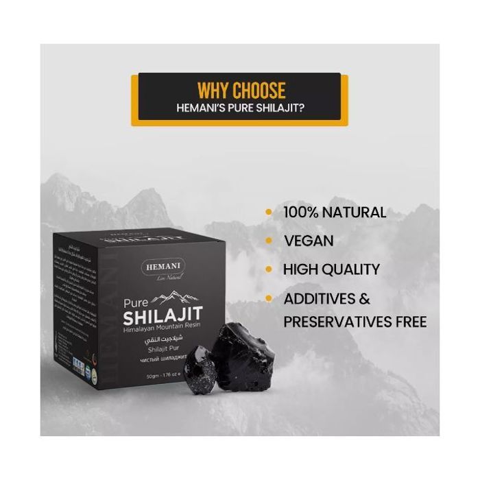 Résine de Shilajit pure de l’Himalaya 50g I Complément naturel pour l’endurance et l’énergie
