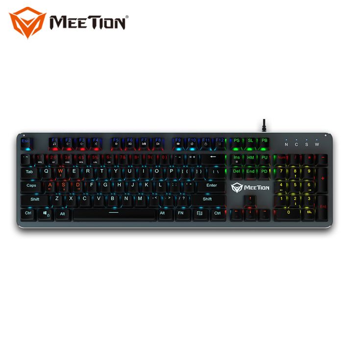 Clavier Mécanique En Métal Blue Switch MeeTion MK007 - Clavier Mécanique Gamer