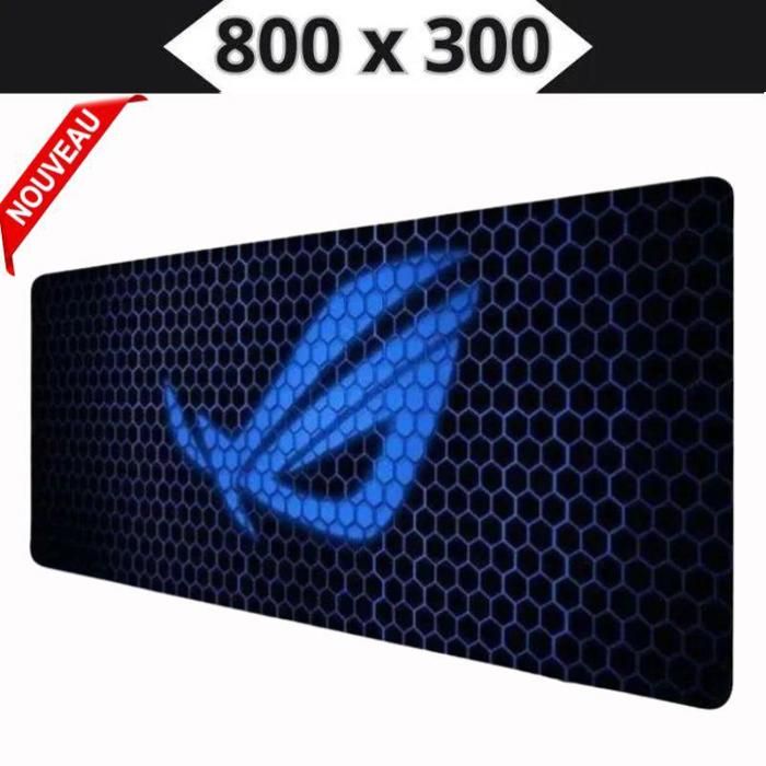 Tapis de Souris Gamer De Jeux XXL Rog déco 800 x 300 MM