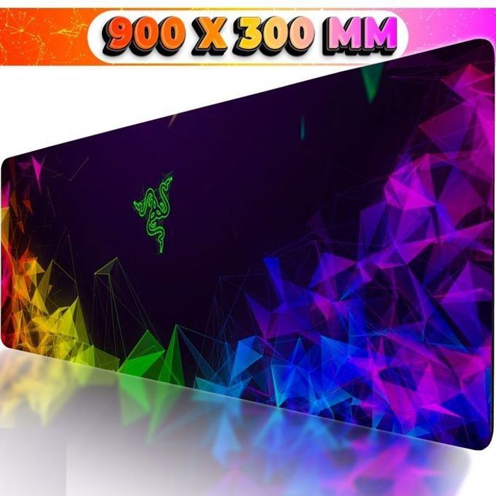 Tapis de Souris Gamer De Jeux XXXL Rog déco 900 x 300 MM