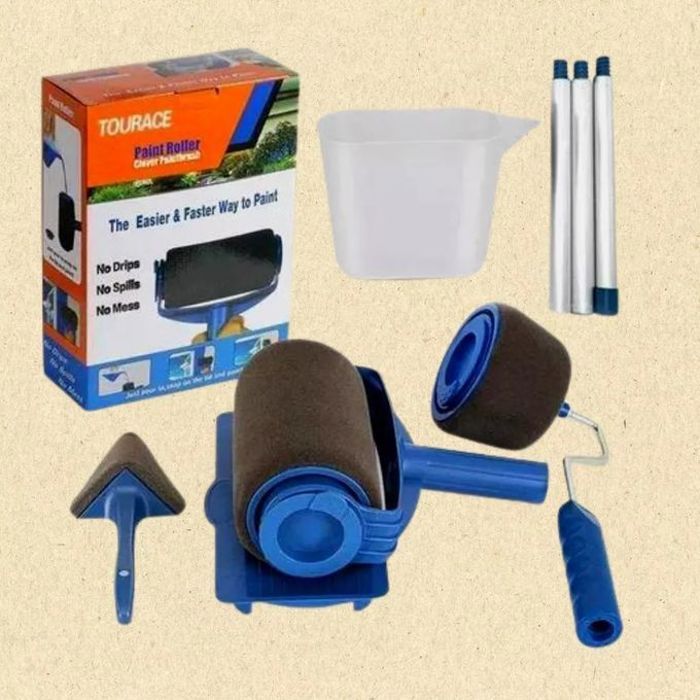 Ensemble de pinceaux à rouleaux pour chemin de peinture