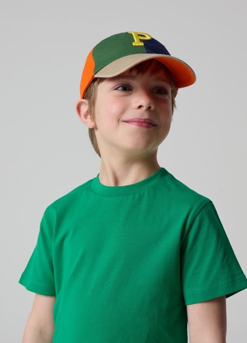 T-shirt - PIOMBO - Enfant - 100% coton - Vert - Manches courtes