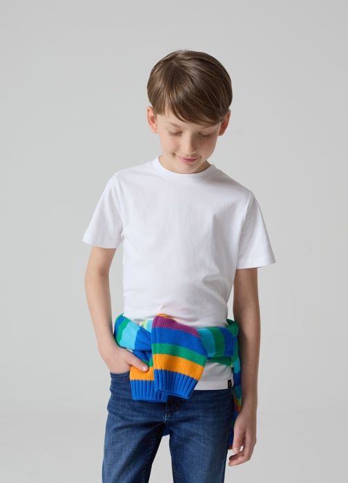 T-shirt - PIOMBO - Enfant Garçon - 100% Coton - Col Rond - Manches Courtes