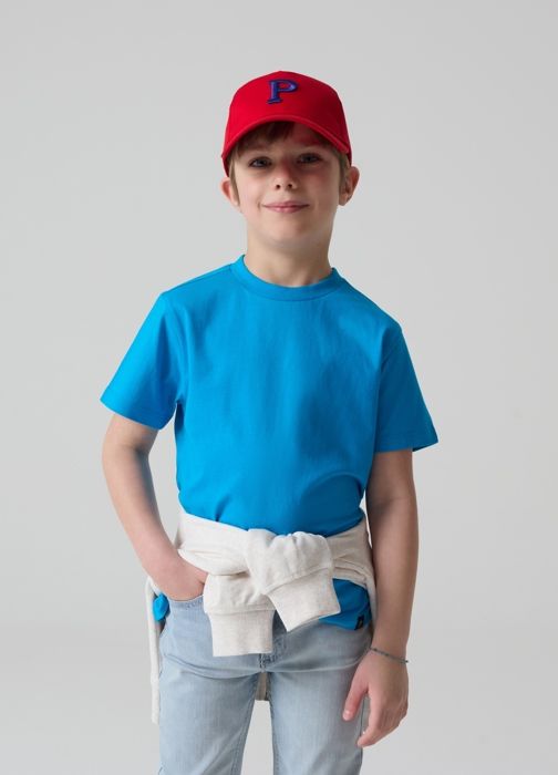 T-shirt - PIOMBO - Enfant Garçon - 100% Coton - Col Rond - Manches Courtes