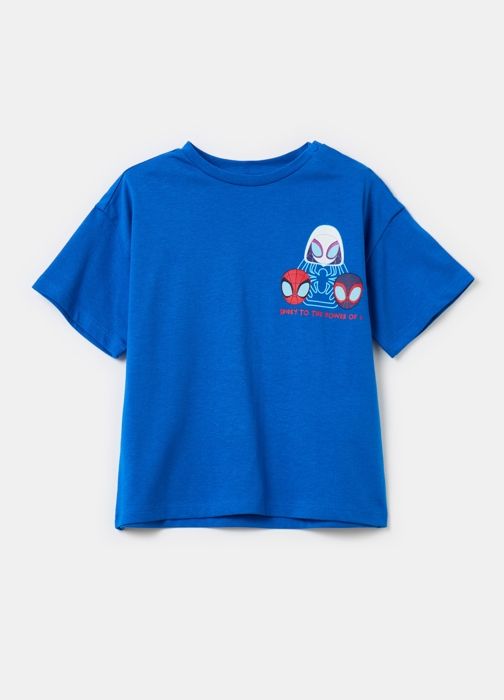 T-shirt - Marvel - Spidey - 100% Coton - Col rond - Manches courtes