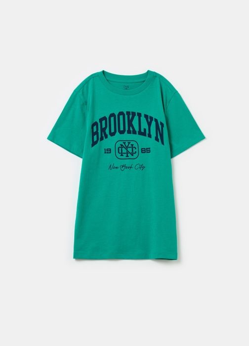 Cotton T-shirt with print