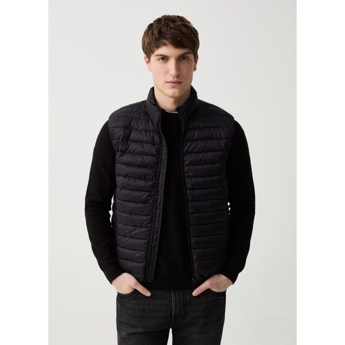 Gilet matelassé ultraléger avec col haut