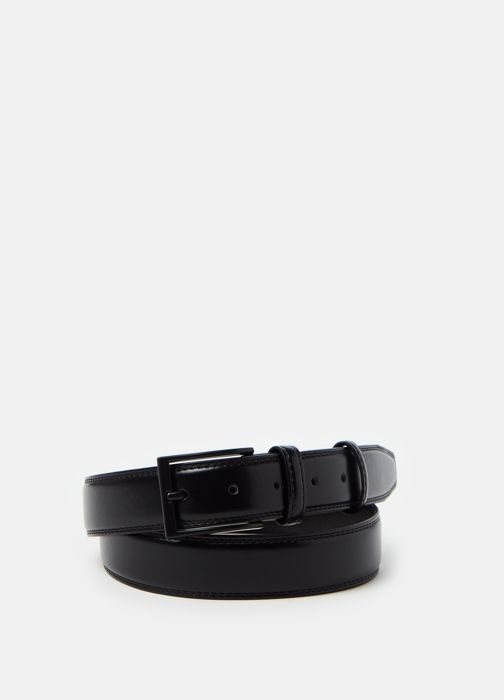 Ceinture fine avec boucle carrée