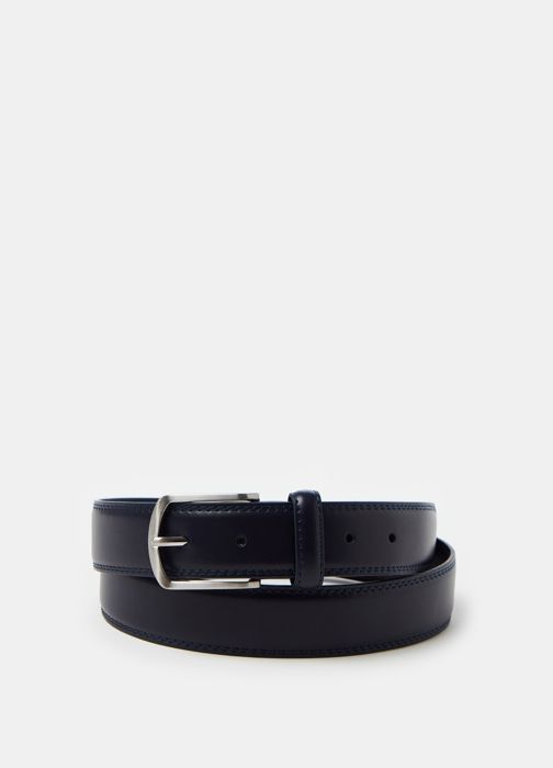 Ceinture fine avec boucle en métal