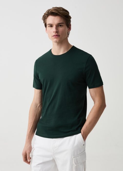 Lot de deux T-shirts avec col rond