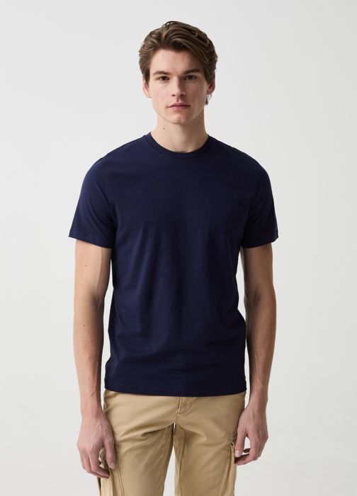 Lot de deux T-shirts avec col rond