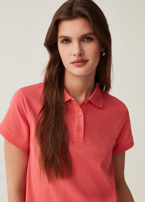 Polo - MARQUE - Uni - 100% Coton - Manches Courtes - Col Polo