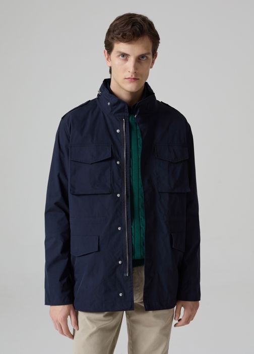Veste courte avec col haut