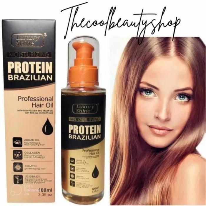 Sérum Capillaire au Collagène Brillant de Luxe 100 ml – Huile Professionnelle Nourrissante