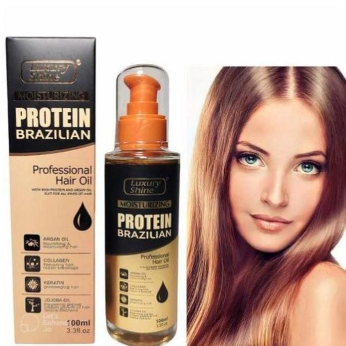 Protein Sérum Capillaire brésilien au collagène Brillant 100ml  + Blush cadeau