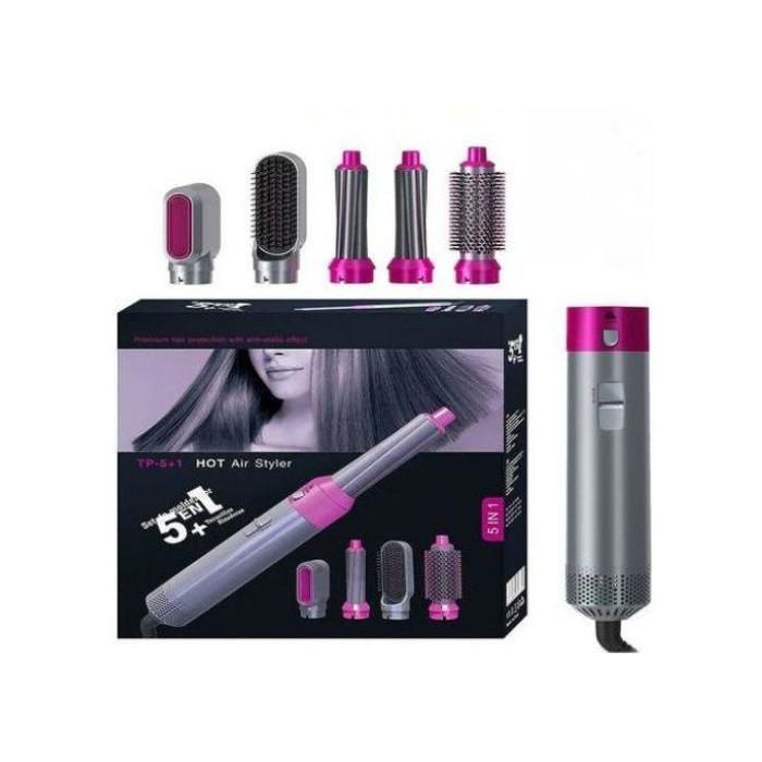 5 en 1 Brosse à cheveux, sèche-cheveux lisseur avec peigne