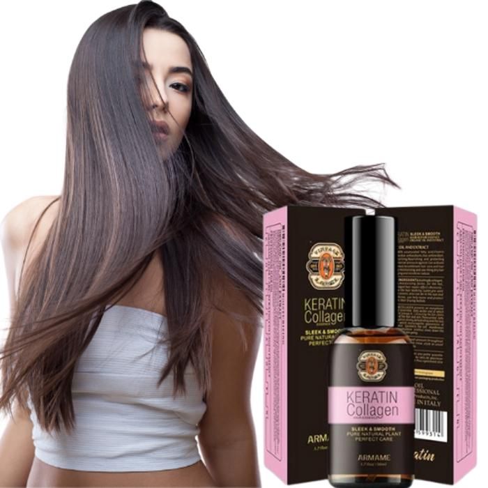 KERATIN COLLAGEN HAIR SERUM + blush cadeau