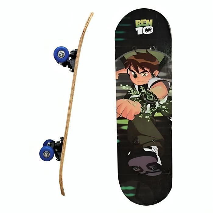 Skateboard pour enfant BEN 10, planche à roulette