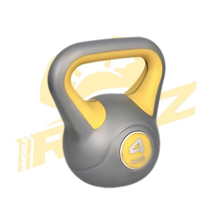Kettlebell - KETTEL - 4KG - Multicolore - Fitness - Outil d'entraînement