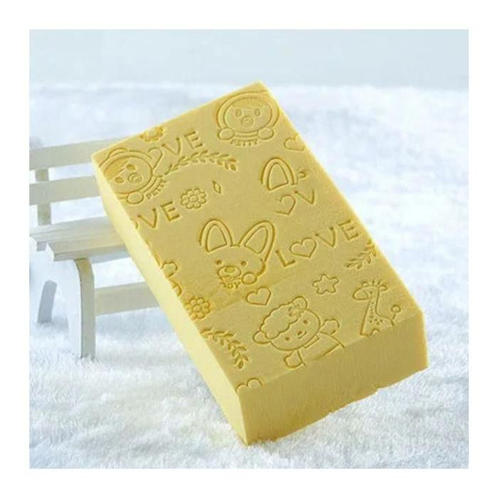 Éponge exfoliante douce de nettoyage et massage du corps unisex