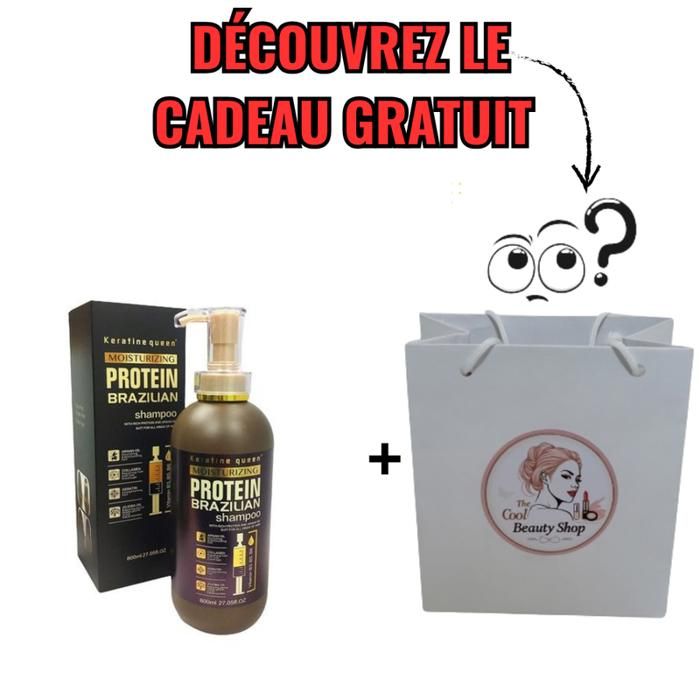 Protein brazilian Shampoing sans sulfate ni paraben ni silicone 800ml