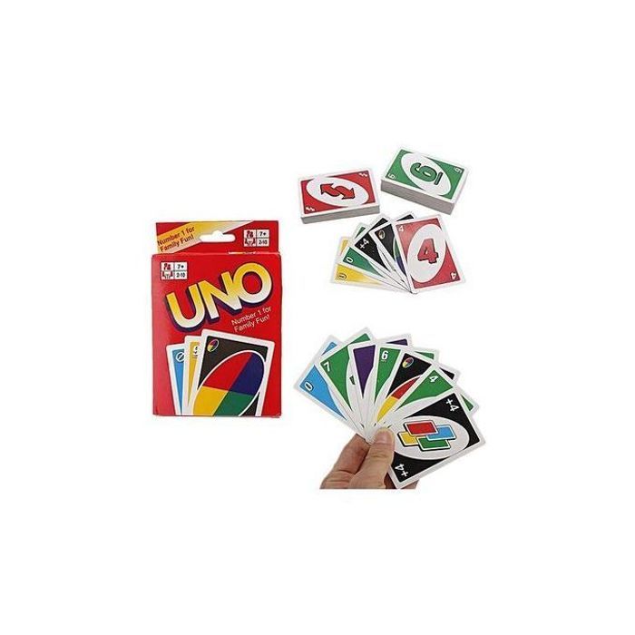 Uno jeu de cartes poker Famille Amusement Un Pack de 108 pcs Pokers