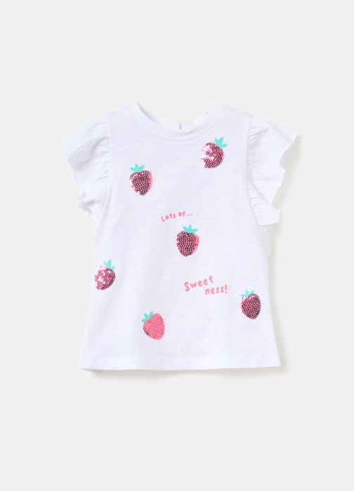 T-shirt - Non spécifié - Enfant - 100% Coton - Manches courtes - Col arrondi