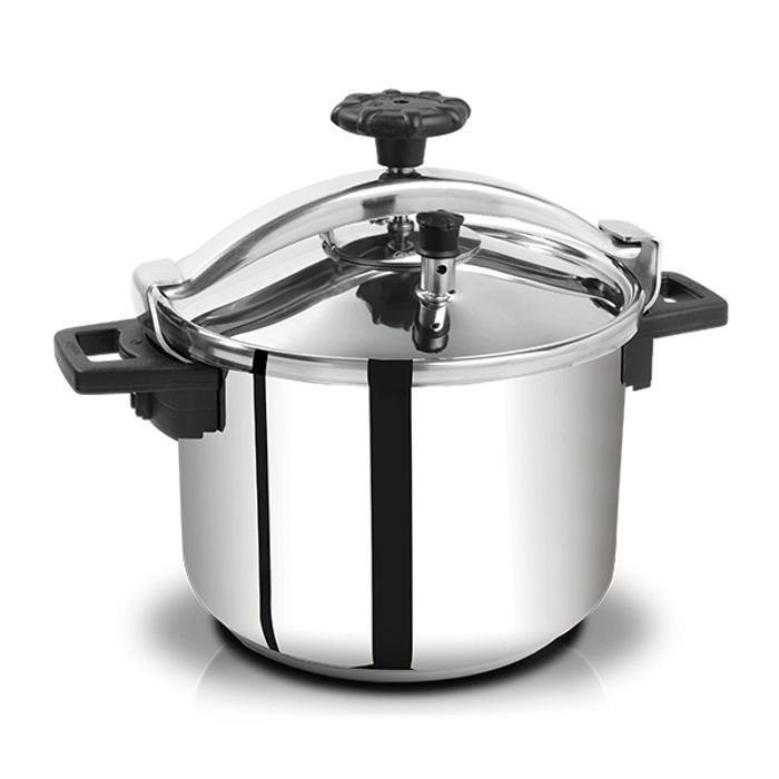 Cocotte - Express - Inox - 10 Litres - Poignées bakélite - Triple fond homogène - Triple sécurité