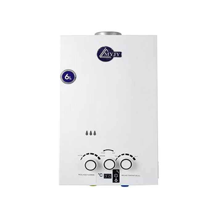 MYJY Chauffe-eau à gaz, Automatique Sécurisé Technologie allemande Affichage digital
