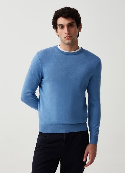 Pull-over à col rond