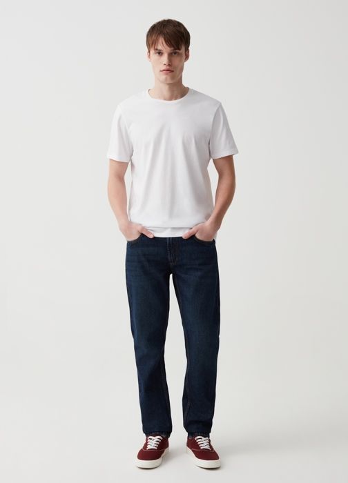 Jean coupe slim avec cinq poches