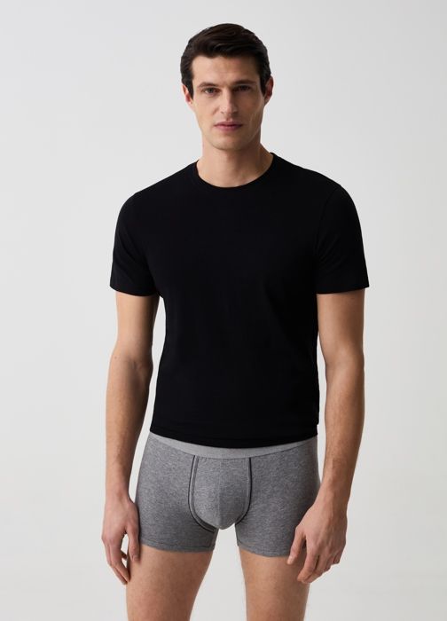 Lot de deux boxers avec passepoil contrastant