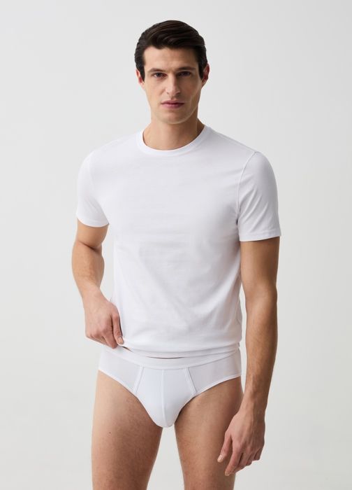 Lot de deux slips en coton Supima extensible