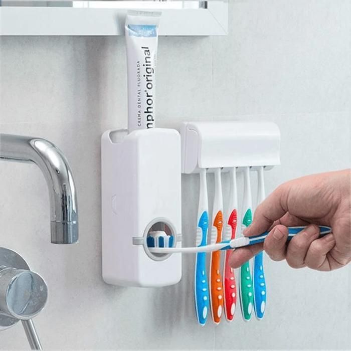 Distributeur automatique de dentifrice à un seul bouton