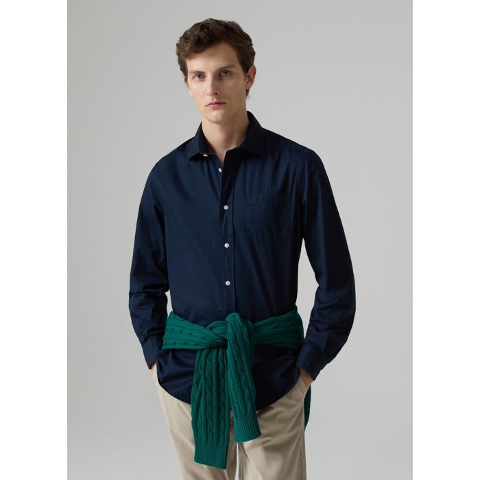 Chemise en coton avec poche