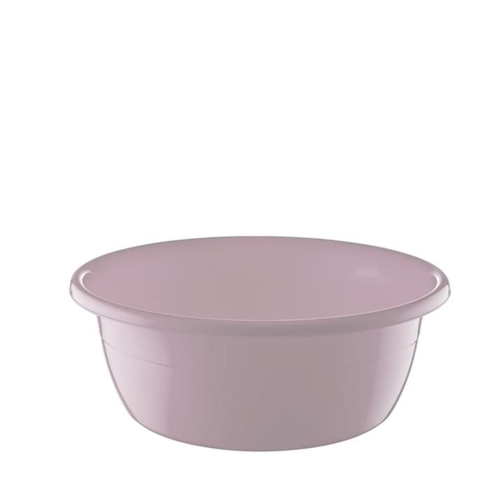 Bassine en plastique grande capacité 22 litres - Rose clair